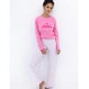 Хлопковая пижама с брюками Sensis MALAYA, Цвет: розовый, Размеры: XL, изображение 3