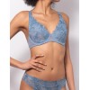 Комплект Sielei LACE PLUMETIS 77405 мягкая чашка + слипы denim, Цвет: denim (джинсовый), Размеры: 80C, изображение 2