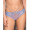 Комплект Sielei LACE PLUMETIS 77427 балконет + бразилиана denim, Цвет: denim (джинсовый), Размеры: 80B, изображение 4