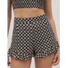 Шорты пляжные Ysabel Mora ISLA DE SAL 86109, Цвет: чёрный/белый, Размеры: S