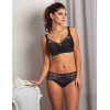 Мягкий бюстгальтер без косточек Albina L NEW CHARM 7071 черный, Цвет: черный, Размеры: 75F, изображение 4