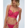 Кружевной бюстгальтер бюстье Alles EUPHORIC ROUGE M longline, Цвет: фуксия, Размеры: 65D, изображение 6