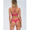 Кружевные трусики стринги Alles EUPHORIC ROUGE stringi, Цвет: фуксия, Размеры: S, изображение 4