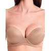 Бюстгальтер супер пуш-ап Lormar Double Extra ULTRASHINE bronze skin, Цвет: bronze skin (кофе), Размеры: 70B