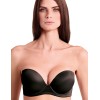 Бюстгальтер супер пуш-ап Lormar Double Extra ULTRASHINE nero, Цвет: nero (черный), Размеры: 75B, изображение 5