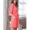 Домашний трикотажный халат Mia-Amore MARIA 1723 коралл, Цвет: коралл, Размеры: L/XL, изображение 3