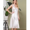Сорочка шелковая длинная Mia-Amore WHITE SWAN 3558 молочный, Цвет: молочный, Размеры: 3XL, изображение 4