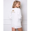 Пижама с шортами Aruelle CROWN SET молочный, Цвет: молочный, Размеры: M, изображение 2