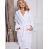 Теплый плюшевый халат Aruelle ELIZABETH белый, Цвет: белый, Размеры: M, изображение 3
