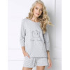 Пижама с шортами Aruelle SWEET BEAR GREY, Цвет: серый, Размеры: M
