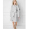 Халат Aruelle WAFFLE GREY, Цвет: светло-серый, Размеры: XL, изображение 2