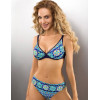 Купальник с формованной чашкой Aquarilla 229 DUBAI синий, Цвет: синий, Размеры: M