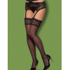 Чулки Obsessive SWANITA STOCKINGS черный, Цвет: черный, Размеры: S/M
