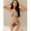 Бюстгальтер с мягкой чашкой бралетт Kris Line LULU soft bralette, Цвет: оливковый, Размеры: 100F, изображение 6