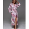 Длинный трикотажный халат Mia-Amore ABBEY 5559, Цвет: мультицвет, Размеры: L/XL, изображение 3