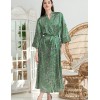 Длинный халат-кимоно Mia-Amore ELOISA 7489, Цвет: мятный, Размеры: 2XL/3XL, изображение 4