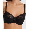 Кружевной мягкий бюстгальтер Simona M 484 черный, Цвет: черный, Размеры: 85E