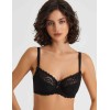 Кружевной мягкий бюстгальтер Simona M 484 черный, Цвет: черный, Размеры: 85E, изображение 5