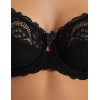 Кружевной мягкий бюстгальтер Simona M 484 черный, Цвет: черный, Размеры: 85E, изображение 4