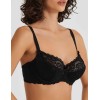 Кружевной мягкий бюстгальтер Simona M 484 черный, Цвет: черный, Размеры: 85E, изображение 3