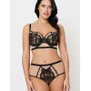 Трусы высокие Subtille BELINDA BLACK high-waist, Цвет: черный+бежевый, Размеры: L, изображение 3