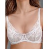 Мягкий кружевной бюстгальтер Amelie VERA 2523 белый, Цвет: белый, Размеры: 80C