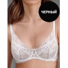 Мягкий кружевной бюстгальтер Amelie VERA 2523 черный, Цвет: черный, Размеры: 80C