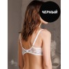 Мягкий кружевной бюстгальтер Amelie VERA 2523 черный, Цвет: черный, Размеры: 80C, изображение 3