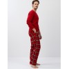 Пижама мужская со штанами Aruelle BENSON, Цвет: красный, Размеры: M, изображение 2