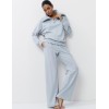 Домашний костюм Aruelle BRISA SET, Цвет: серо-голубой, Размеры: XS, изображение 2