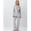 Домашний костюм с брюками Aruelle GABBY SET, Цвет: светло-серый, Размеры: 2XL, изображение 2