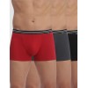 Набор мужских боксеров (3 шт) Dim 6578/3 кармин/серый/чёрный, Цвет: кармин/серый/чёрный, Размеры: M