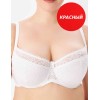 Кружевной бюстгальтер на поролоне Lina A 6086 красный, Цвет: красный, Размеры: 80C