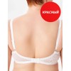 Кружевной бюстгальтер на поролоне Lina A 6086 красный, Цвет: красный, Размеры: 80C, изображение 2
