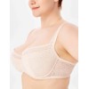 Кружевной бюстгальтер на поролоне Lina A 6086 жасмин, Цвет: жасмин, Размеры: 80E, изображение 3