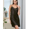 Чёрная короткая сорочка Mia-Amore ALICIA 4071, Цвет: черный, Размеры: 5XL, изображение 4