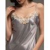 Шёлковая сорочка Mia-Amore EILIN 4581, Цвет: серый, Размеры: XL, изображение 5