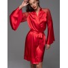 Шёлковый натуральный халат Mia-Amore MERLOT 4743 красный, Цвет: красный, Размеры: L/XL