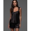 Пижама с кружевными бретелями Mia-Amore MERLOT 4745 черный, Цвет: черный, Размеры: 4XL, изображение 3