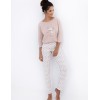 Женская пижама из хлопка Sensis MILANI, Цвет: бежевый, Размеры: M, изображение 4