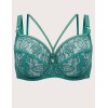 Бюстгальтер кружевной мягкий Alles CHIARA GOLD M зеленый, Цвет: зеленый, Размеры: 70F, изображение 9