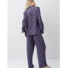 Женская пижама из вискозы Aruelle ALIX, Цвет: сиреневый/черный, Размеры: XS, изображение 3