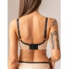Мягкий бюстгальтер с вышивкой Kris Line ORIENTAL half cup soft, Цвет: бежевый+черный, Размеры: 65FF, изображение 2