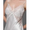 Сорочка из шёлка и кружева Mia-Amore ADELAIDA 4700 белый, Цвет: белый, Размеры: 2XL, изображение 4