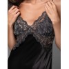 Сорочка из шёлка и кружева Mia-Amore ADELAIDA 4700 черный, Цвет: черный, Размеры: XL, изображение 4