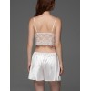 Халат с топом и шортиками из шёлка Mia-Amore ADELAIDA 4705 белый, Цвет: белый, Размеры: L, изображение 3