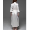 Халат с кружевными манжетами Mia-Amore ADELAIDA 4708 белый, Цвет: белый, Размеры: 2XL/3XL, изображение 4