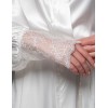 Халат с кружевными манжетами Mia-Amore ADELAIDA 4708 белый, Цвет: белый, Размеры: 2XL/3XL, изображение 3