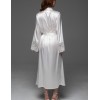 Длинный запашной халат Mia-Amore ADELAIDA 4709 белый, Цвет: белый, Размеры: 2XL/3XL, изображение 2