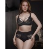 Высокие трусы слипы Mioocchi AMANDA 8441 nero, Цвет: nero (черный), Размеры: XL, изображение 3